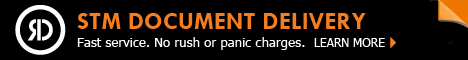 STM Document Delivery - fast service, no rush fees.